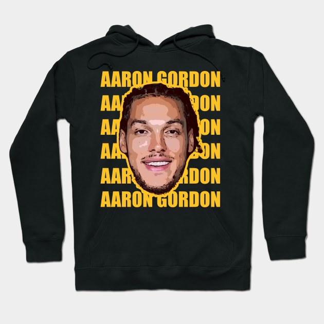 Aaron Gordon Vector Art Hoodie by Playful Creatives